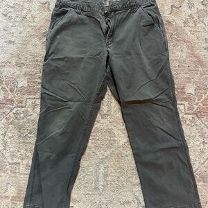 Carhartt Men's Grey Work Pants Rugged 36x30